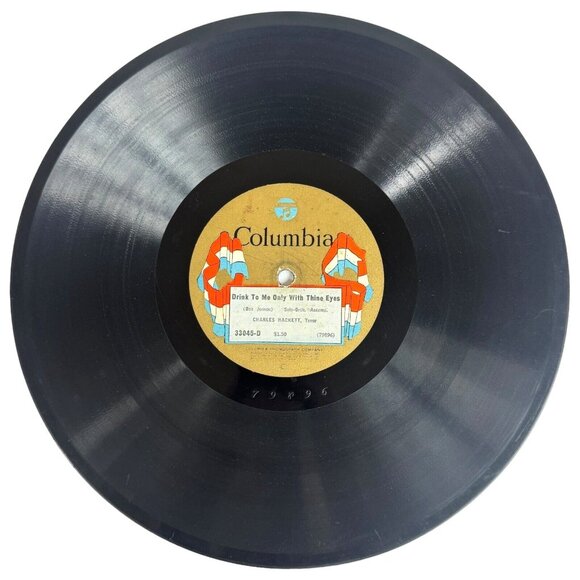 Charles Hackett - Drink To Me Only With Thine Eyes - 33045-D Columbia - Picture 1 of 4